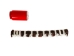 Double Drawn Horse Tail Hair: Dark Red: 13" to 15" (lb) - 702-DRTD13 (Y1KRC)