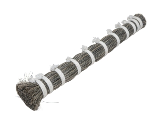 Double Drawn Horse Tail Hair: Gray: 16" to 17" (lb) 