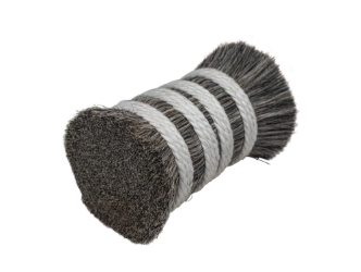 Double Drawn Horse Tail Hair: Gray: 4" to 5" (lb) 