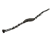 Double Drawn Horse Tail Hair: Gray: 41" (lb) - 702-GYTD41 (Y1KRG)