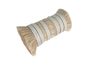 Double Drawn Horse Mane Hair: White: 6" to 8" (lb) 