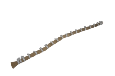Double Drawn Horse Tail Hair: White: 36" (lb) 