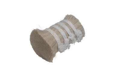 Double Drawn Horse Tail Hair: White: 4" to 5" (lb) 