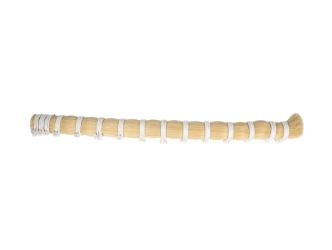 Double Drawn Horse Tail Hair: White: 22" to 25" (1.7 lbs) 
