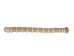 Double Drawn Horse Tail Hair: White: 22" to 25"  (1.8 lbs) - 702-WHTD22-18