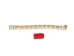 Double Drawn Horse Tail Hair: White: 22" to 25" (1.9 lbs)  - 702-WHTD22-19