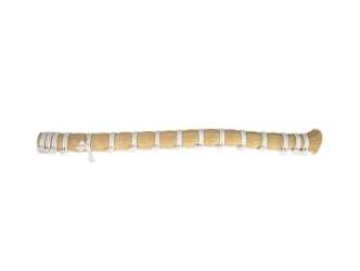 Double Drawn Horse Tail Hair: White: 22" to 25" (1.9 lbs)  