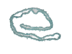 Stone Chip Strand: Aquamarine 36" 