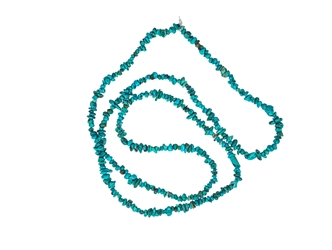 Stone Chip Strand: Turquoise 36" 