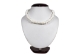 Stone Chip Necklace: White 18" - 71-HS110218 (Y1XC12)