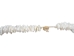 Stone Chip Necklace: White 18" - 71-HS110218 (Y1XC12)