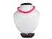Stone Chip Necklace: Pink 16" - 71-HS110416 (Y1XC12)