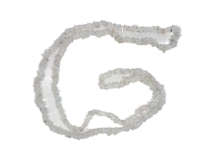 Stone Chip Strand: Rainbow Moonstone 36" 