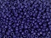9mm Plastic Crow Beads: Blue Opaque (1000/bag) - 71420578-04 (10UF)