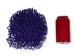 9mm Plastic Crow Beads: Blue Opaque (1000/bag) - 71420578-04 (Y1R)