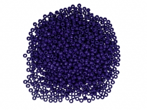 9mm Plastic Crow Beads: Blue Opaque (1000/bag) plastic beads