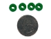 9mm Plastic Crow Beads: Green Opaque (1000/bag) - 71420578-07 (Y1R)