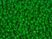 9mm Plastic Crow Beads: Green Opaque (1000/bag) - 71420578-07 (Y1R)