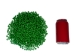 9mm Plastic Crow Beads: Green Opaque (1000/bag) - 71420578-07 (Y1R)