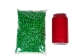 9mm Plastic Crow Beads: Green Opaque (1000/bag) - 71420578-07 (Y1R)