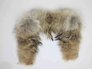 Coyote Fur Collar: 3" by 35" 