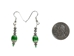 Iroquois Chevron Earrings: Green - 82-02-G (Y2H)