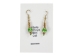Iroquois Chevron Earrings: Green & Gold - 82-02-GG (Y2HC17)
