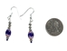 Iroquois Chevron Earrings: Royal Blue - 82-02-P (Y2H)