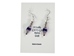 Iroquois Chevron Earrings: Royal Blue - 82-02-P (Y2H)