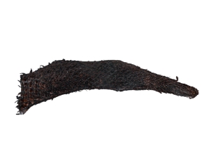 Glazed Carp Leather: Dark Brown 
