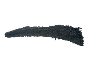 Glazed Carp Leather: Dark Gray 