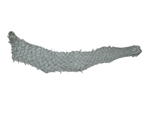 Suede Carp Leather: Gray 