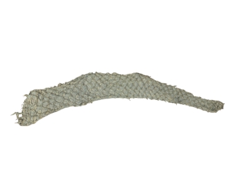 Suede Carp Leather: Off-Gray 