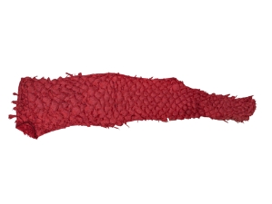 Suede Carp Leather: Coral 