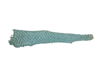 Suede Carp Leather: Faded Blue Denim 