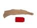 Suede Carp Leather: Light Driftwood  - 870-4S-20 (8UL31)