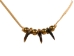 Real Iroquois Coyote Claw Necklace: 3-Claw - 368-603 (Y2KC01)