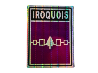 Hiawatha Sticker 3x4 iroquois confederacy