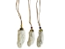 Natural 1-Rabbit Foot Necklace - 404-9021N (Y1MC13)