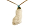 Natural 1-Rabbit Foot Necklace - 404-9021N (Y1MC13)