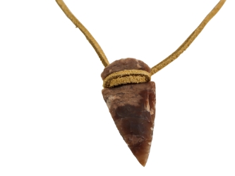 Stone Arrowhead Necklace 