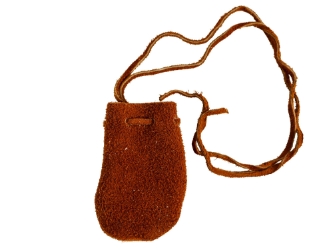 Deer Suede Medicine Bag: Small: Assorted 