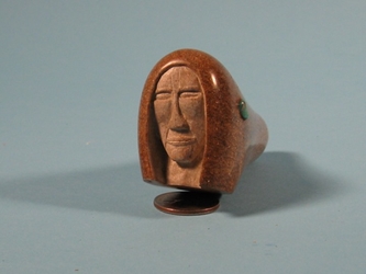 Iroquois Soapstone Pipe: Gallery Item 