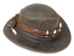 Leather Hat with Band and 6 Alligator Teeth: Gallery Item - 1174-HA6-50-G4742 (Y2ORH)