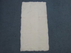 Long Hair #1 Rex Rabbit Plate: Natural White: Gallery Item 