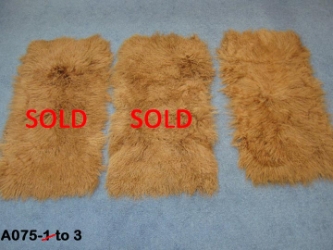 Discounted Tibet Lamb Plate: Dyed Sandy Brown: Gallery Item 