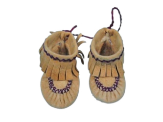 Cree Smoked Moose Moccasins: Gallery Item cree smoked moosehide moccasins