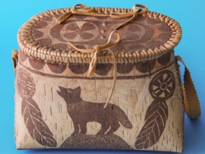 Attikamek Birchbark Rogan/Basket: Gallery Item 