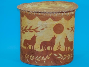 Attikamek Birchbark Rogan/Basket: Gallery Item 