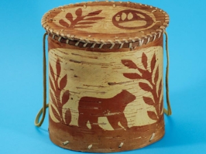 Attikamek Birchbark Rogan/Basket: Gallery Item 
